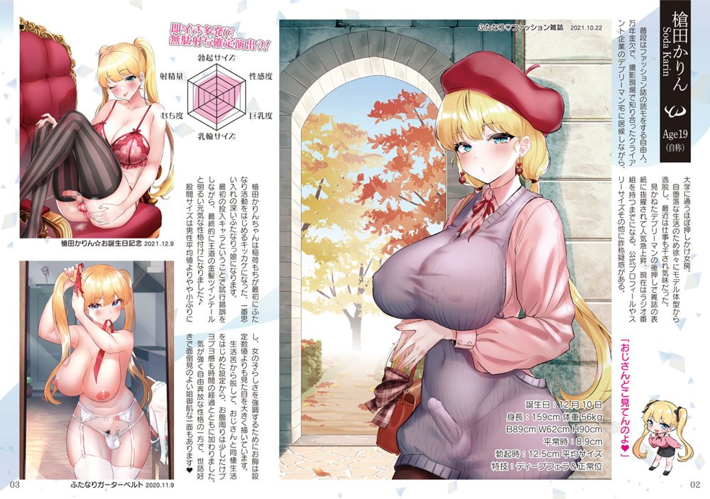 ふたなりのいる日常3【稲荷もち】 エロ同人誌画像 046