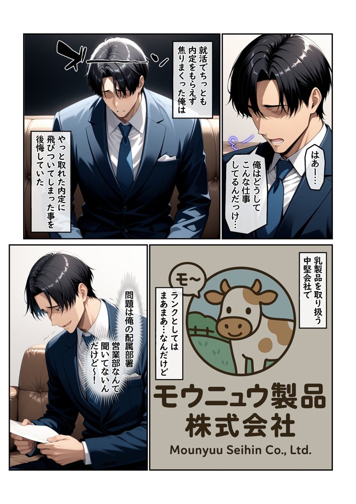 ホームステイ先の爆乳ブロンド美女に雌牛コスで誘惑されてイチャラブ種付け生活1【ハレノヒ】 エロ同人誌画像 001