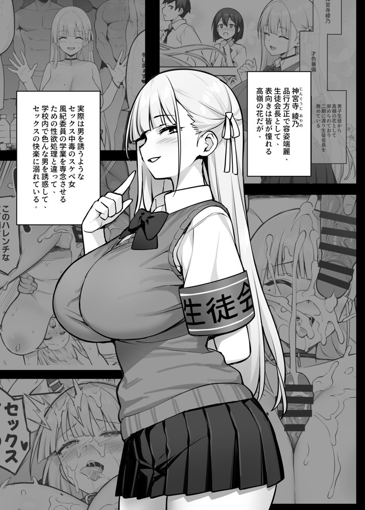 憧れの生徒会長が巨乳すぎる件 2【TRY＆方言二人社会】 エロ同人誌画像 015